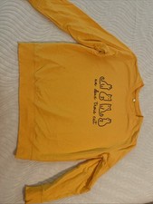 Cat Lovers Sweatshirt. Adorable Bright Yellow And Never Worn