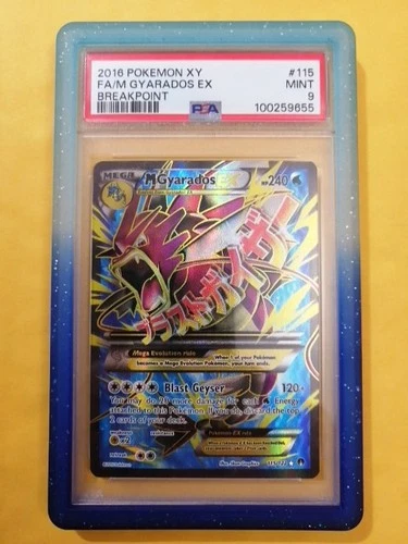 Pokemon M Gyarados EX 115/122 - PSA 9 MINT - XY Breakpoint Mega Holo Rare