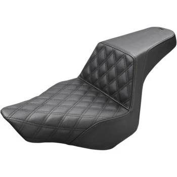 (OPEN BOX)  SADDLEMEN 0802-0985 813-27-172 Step Up Seat   Front Lattice Stitch