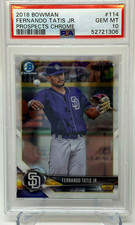 2018 Bowman #114 Fernando Tatis Jr. Prospects Chrome PSA 10 Rookie Card. rookie card picture