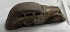 Vintage MARX Black & Beige TRICKY TAXI Mechanical Wind-Up Tin Toy - NO KEY ROUGH