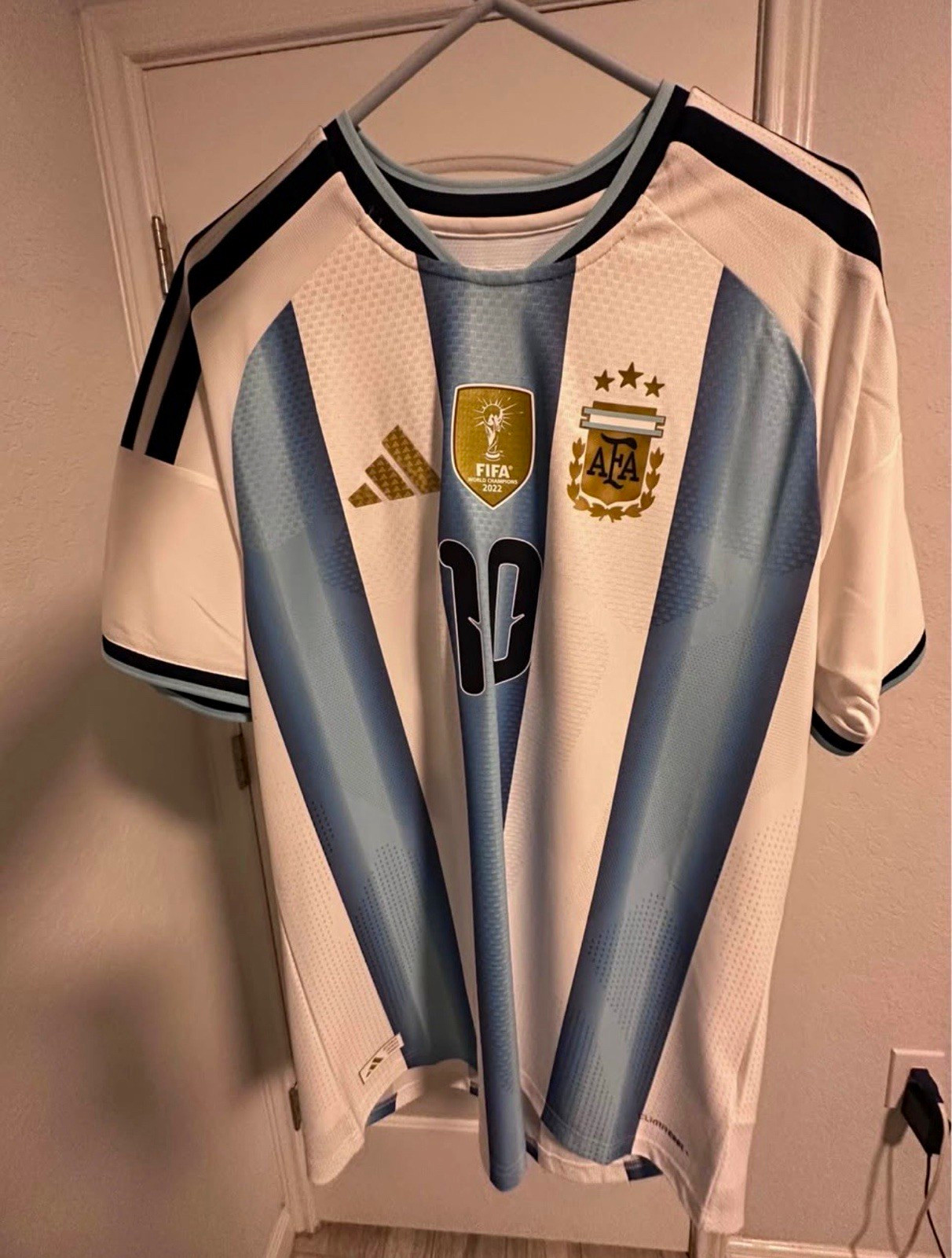 Adidas Argentina Lionel Messi #10 World Cup 2026 Jersey Authentic Version Size L