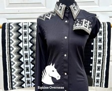 Western Showmanship Horsemanship Pleasure Show Shirt Show pad  - Customizable