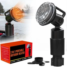 2 in 1 6500-BTU Golf Cart Heater Portable Propane Gas Heater for Golf Camping US