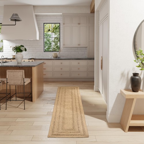 Natural Seagrass Indoor Outdoor Runner Rug 2x3 Eco Friendly Flat Weave ...