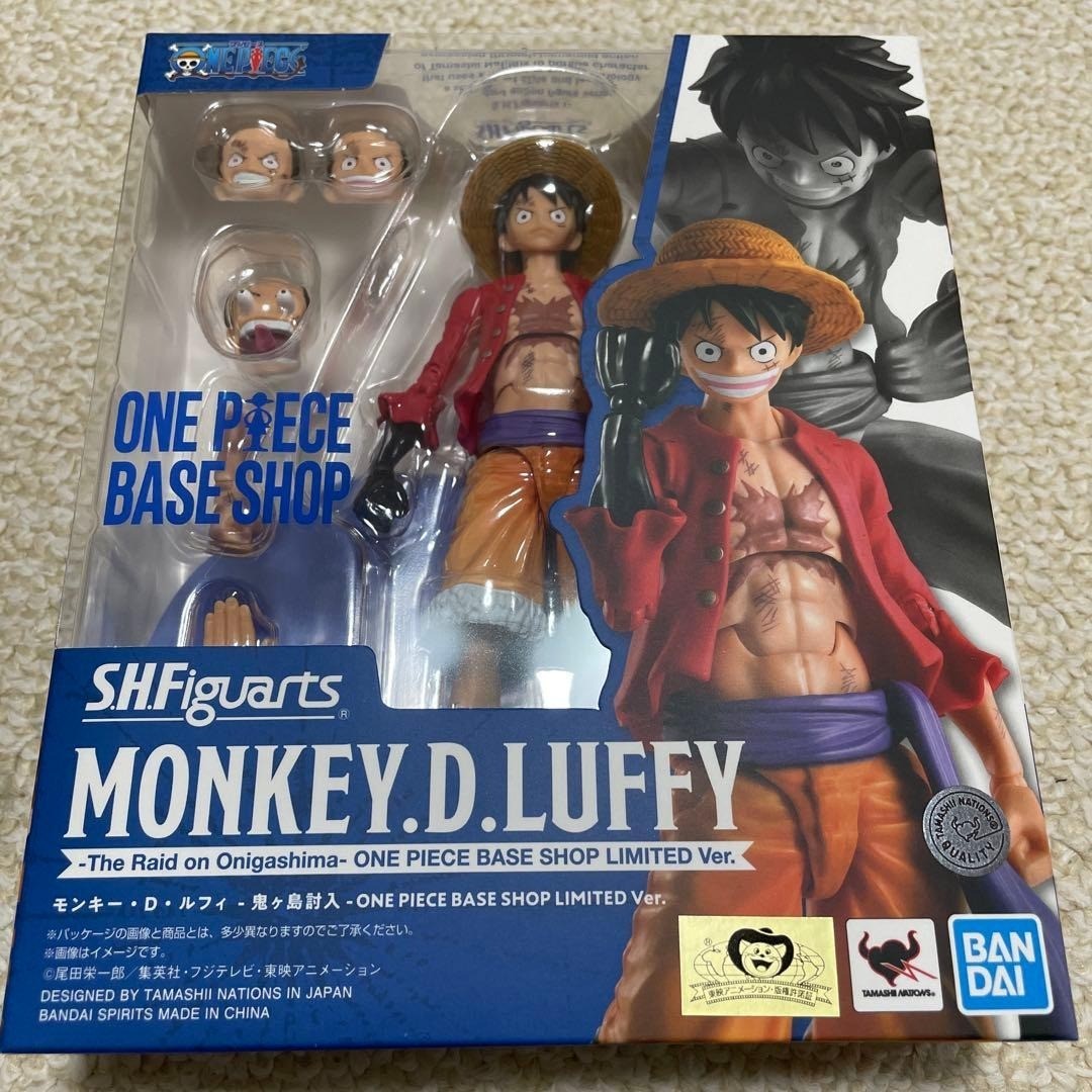 SH Figuarts Luffy Onigashima Raid Base Shop Limited Japón NUEVO