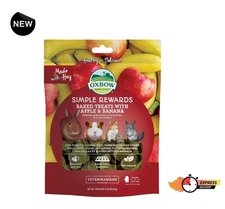 Oxbow Simple Rewards Apple Banana Treats for Guinea Pigs & Bunnies