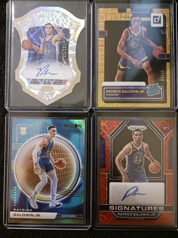 29 Card Patrick Baldwin Jr RC LOT Auto /17, 2 Gold / 10, 2 Prizm Autos  16 #'d
