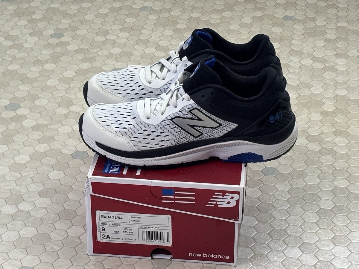 New Balance Men's 847 V4 Walking Shoe US 9 XN Xtra Narrow Arctic