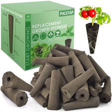 PACETAP 50 Pack Grow Sponges, Seed Pods Replacement Root Growth Sponges Compatib