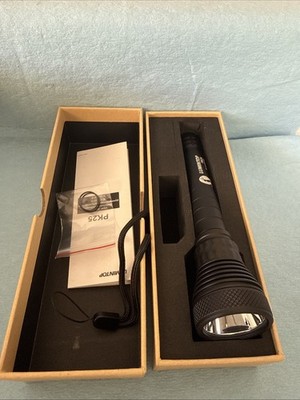 Lumintop PK25 LED Flashlight 350LM 490m Throw 2xAA Long Range Tactical