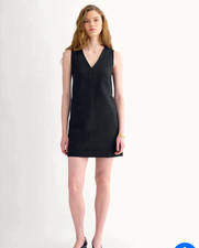 Everlane Ponte V-Neck Mini Dress Size 8