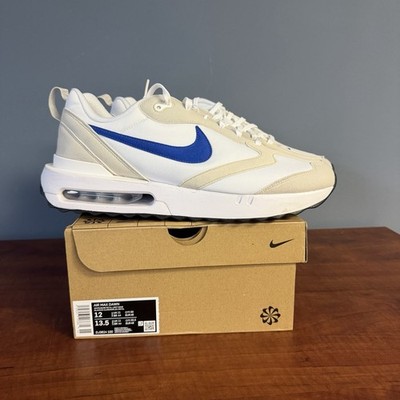 Nike Air Max Dawn Size 12 White Light Bone Blue Black DJ3624-100 