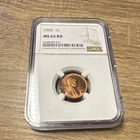 1955 Lincoln Wheat Small Cent 1C Philadelphia Bronze NGC MS65 RD KM#132
