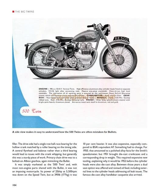 Royal Enfield Bullet Clipper Continental Constellation Crusader Electra Ensign Foto 3 de 4