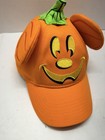 Disney Parks Frightfully Fun Snapback Hat Cap Pumpkin Mickey — photo 3