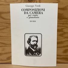 Y3HH4-250617 Rare Chamber music works for voice and piano Giuseppe Verdi