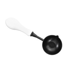 4" Wax Seal Spoon, 1Pcs Painted Wax Sealing Melting Spoon, White
