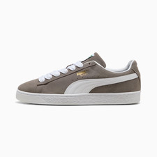 Puma Suede Classic Sneakers Unisex in Grey and White All Sizes Limited Stock