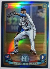 2019 Topps Gypsy Queen MARCUS STROMAN Indigo Chrome Box Topper /150  BLUE JAYS