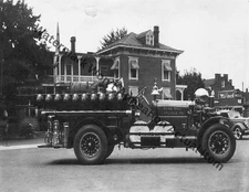 Ahrens-Fox 1915 Carlisle FIRE TRUCK Photograph Print 8.5x11"