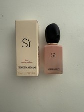 Giorgio Armani Si Fiori Eau de Parfum 7ml Miniature Travel Size Boxed  Dab On