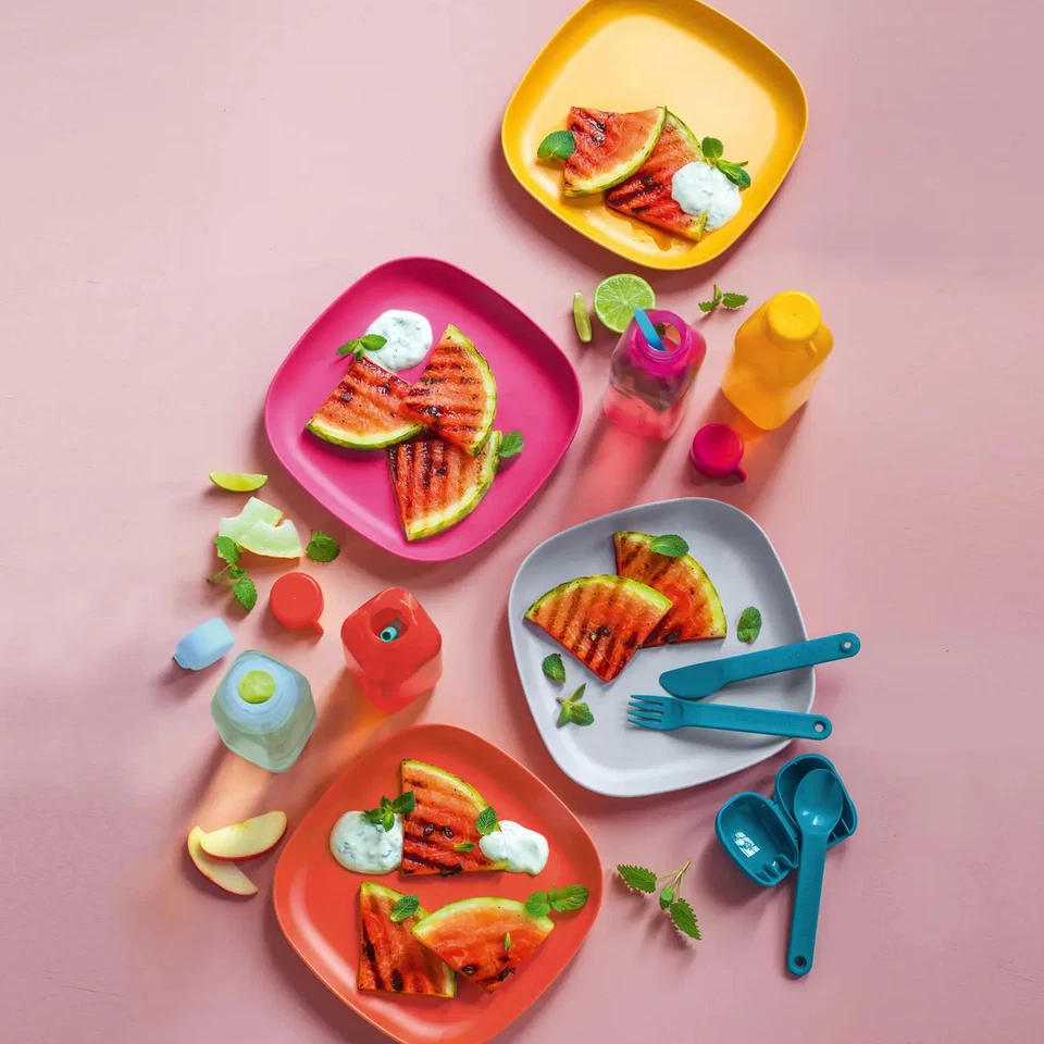 Tupperware To Go EcoEasy Eco Picknick Teller Set (4) Nr. 1534 Kinderteller - Bild 2 von 3
