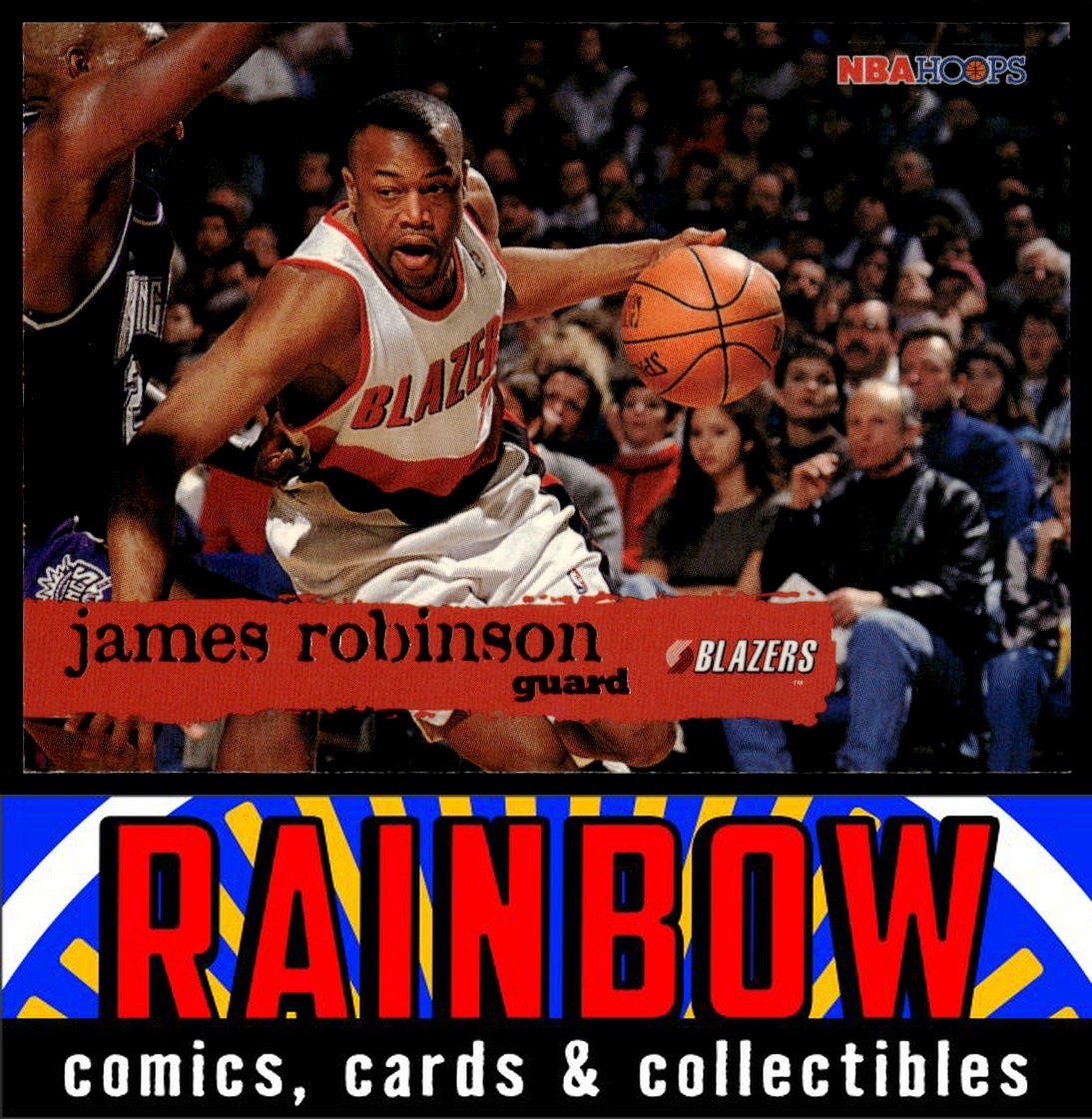 1995-96 Hoops #135 James Robinson Portland Trail Blazers