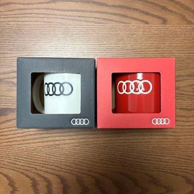 Set Of 2 Mugs With Audi Logo Novelty