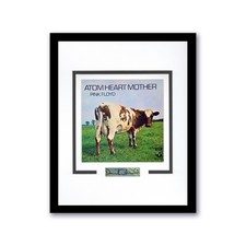 Pink Floyd David Gilmour Autographed 11x14 Framed Photo Atom Heart Mother ACOA