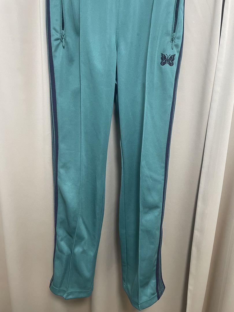 Vintage Green Japan-Made Needles Track Pants Casual Joggers