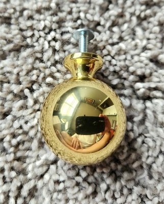 Baldwin 4961030BIN Spherical Cabinet Knob in Polished Brass
