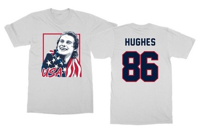 Jack Hughes 86 USA Golden Boy Hockey Team Two-Sided Unisex T-Shirt