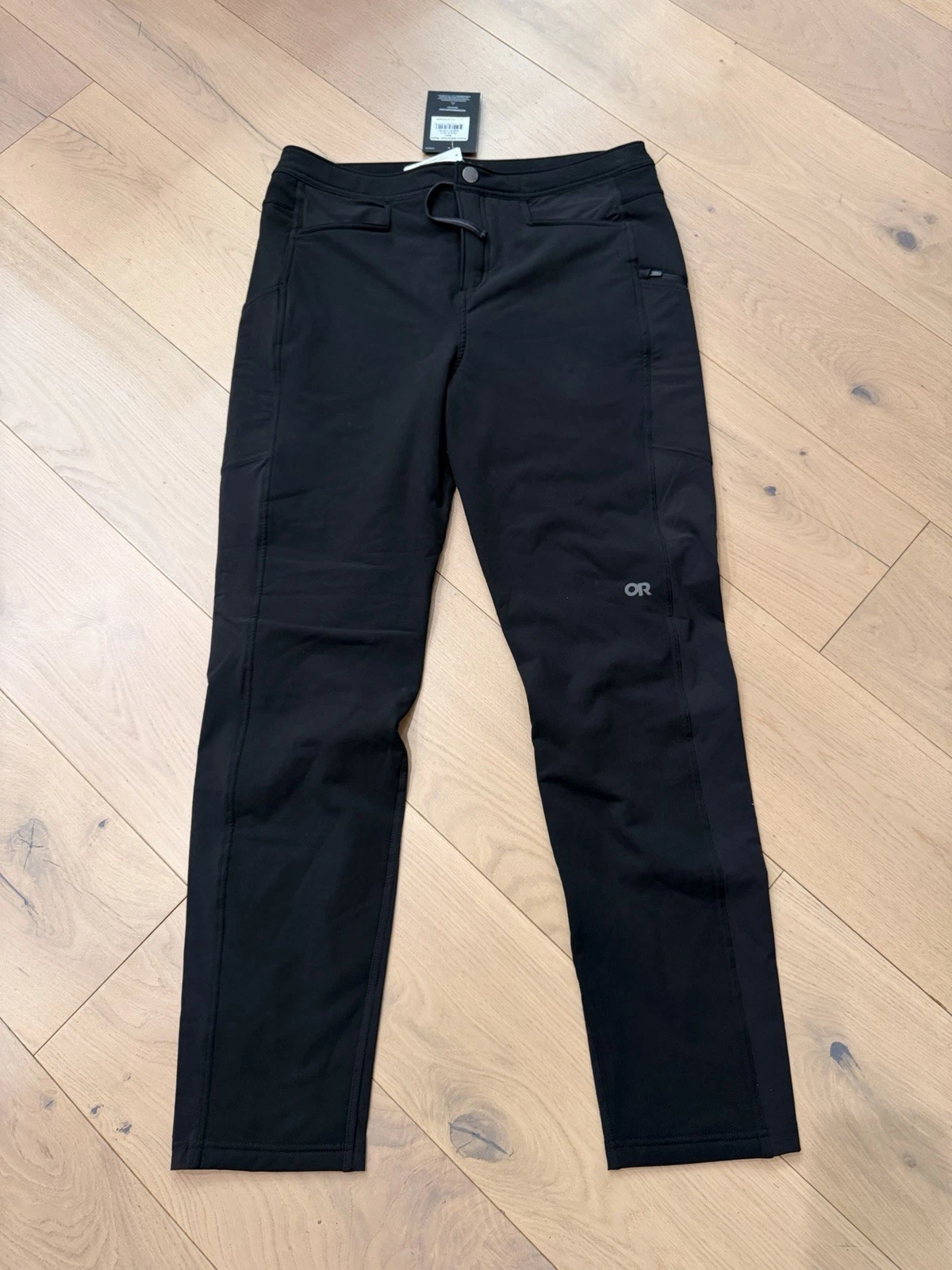 Outdoor Research Women's Methow Fleece Softshell Pants Size 12 Black