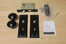 Vintage Mortise Lock Set with Antique Door Kn...