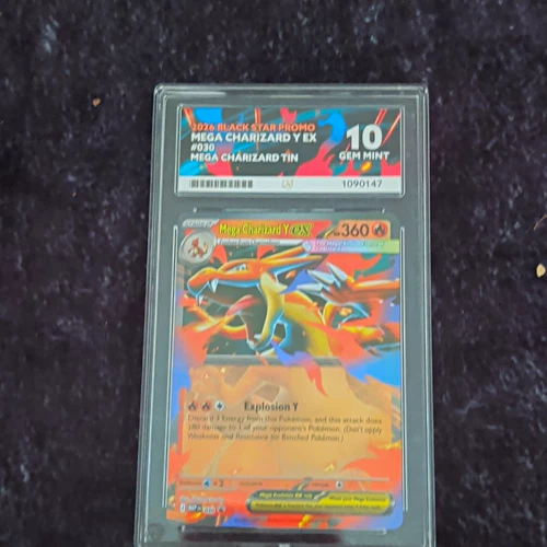 Mega Charizard Y EX ACE 10 Holo 030 Black Star Promo 2016 EN