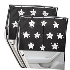 Car Window Shades, 2 Packs Magnetic car Sun Shade for Baby, Double Layers Stars