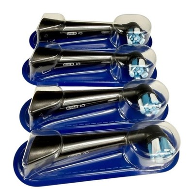 Oral-B IO Series Deep Clean Replacement Brush Heads 4pc Black