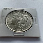 1886 Morgan Silver Dollar Coin, Blast White Looks Very B U ++