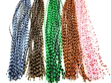 GRIZZLY SILICONE LEGS - Fly Tying Material - 5 COLORS Available - Silicone Legs