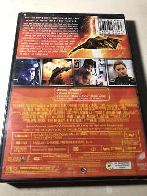 Stealth (2005) DVD NEW Action Adventure Josh Lucas Jamie Foxx