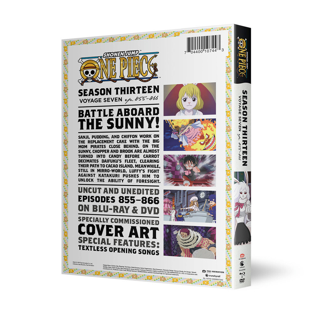 ONE PIECE DVD 3~13 セット未開封 One Piece Season 13 Part 7 DVD/BD Combo Set (Uncut) (Eps # 855-866
