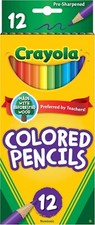 New Crayola, Colored Pencils, 12 Nontoxic pencils