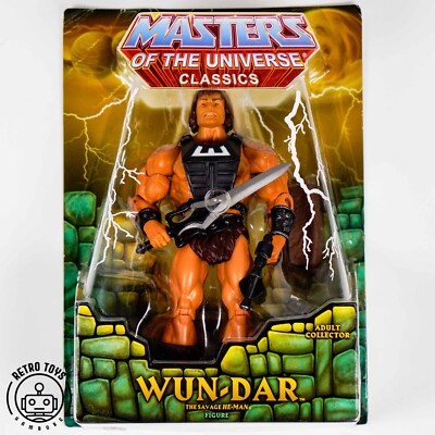WUN-DAR Masters Of The Universe Classics NEU OVP Savage He-Man Bread Wundar