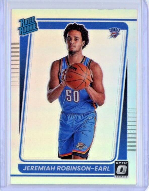 2021-22 Panini Optic Jeremiah Robinson-Earl Holo Prizm #170 Rated Rookie RC