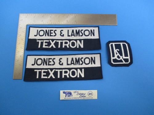 Vintage Machine Shop Patch Set of 3 Jones & Lamson Textron J&L ...