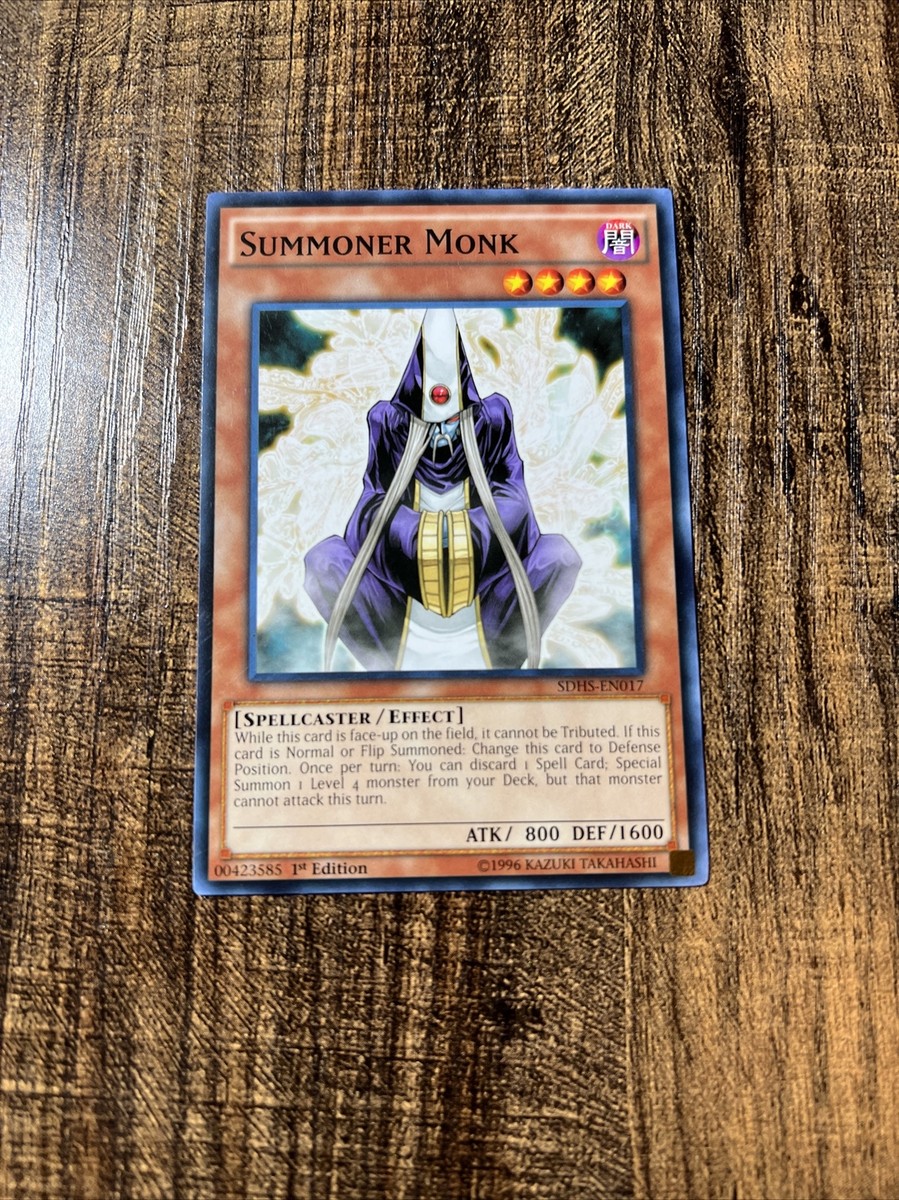 Yugioh Summoner Monk SDHS-EN017 - Common - NM - 1st | eBay