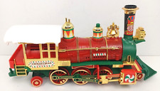 Vtg 1986 New Bright Christmas Special Express Locomotive FOR PARTS 13 1/2" Long
