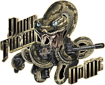 Don't Tread On Me Decal - High Quality!!  USA America Freedom Snake