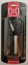 Hosa Pro Headphone Adaptor Cable, Neutrik REAN 1/4 in TRS to 3.5 mm TRS, 10 ft